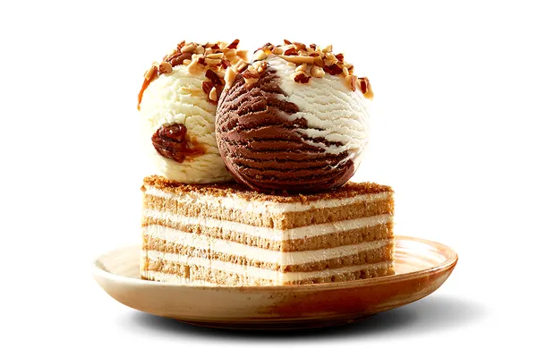 Honey Cake Double Value Sundae