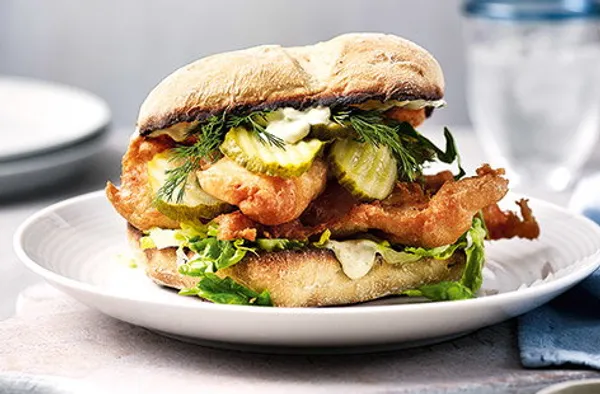Fish Finger Sandwich Combo