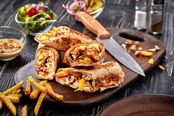 Arabic Chicken Shawarma Plate