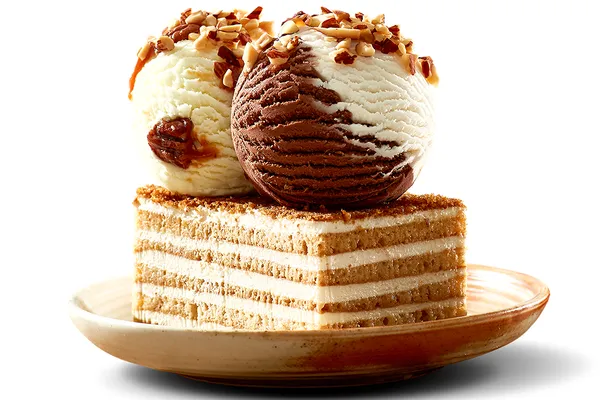 Honey Cake Double Kids Sundae