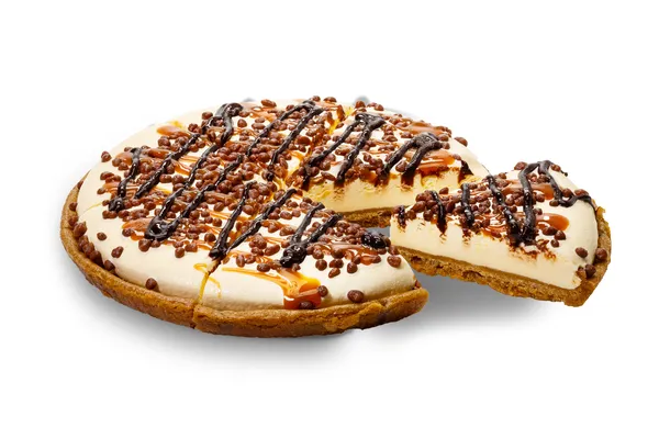 Ice Cream Pizza - Caramel Honeycomb Candy - Full Pizza