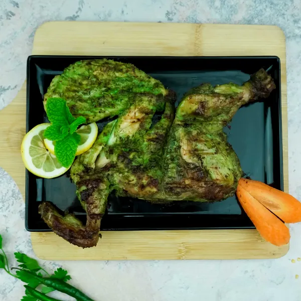 Green Chilli Chicken Charcoal Half