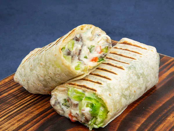 Cheesy Mushroom Wrap